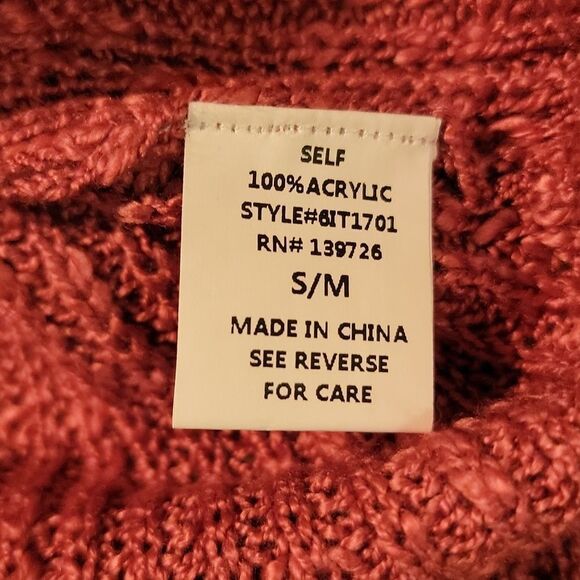 Sexy cut-out Shoulder Sweater Rose Color - Picture 10 of 11